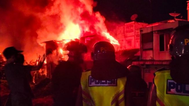 Kebakaran Hebat di Medan Area, 41 Rumah Ludes Terbakar