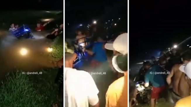 Bocah di Pemalang Takbir Keliling Naik Motor Bak Malah Berakhir Tenggelam di Sungai, 1 Orang Meninggal