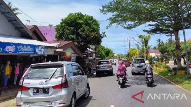 Lebaran Kedua, Lalu Lintas di Pariaman Lancar