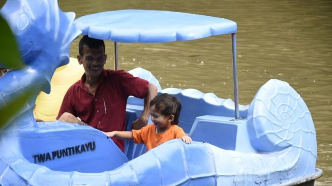 Objek Wisata Alam di Palembang Dipadati Pemudik dari Berbagai Daerah