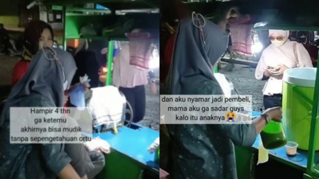 Viral 4 Tahun Merantau, Wanita Ini Mudik Nyamar Jadi Pembeli Dagangan Ibunya