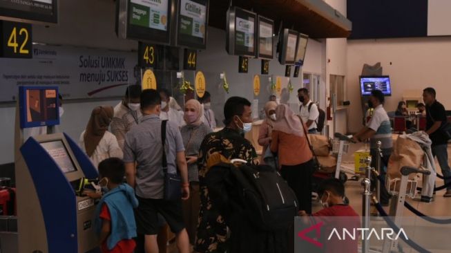 Posko Siaga di Bandara SMB II Siap Layani Pemudik di Puncak Arus Balik Lebaran 2022