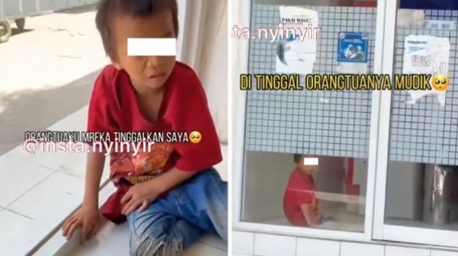 Nyesek, Bocah Ngaku Ditinggal Ortu Mudik sampai Harus Mengemis Demi Bisa Makan, Publik Malah Curigai Hal Ini