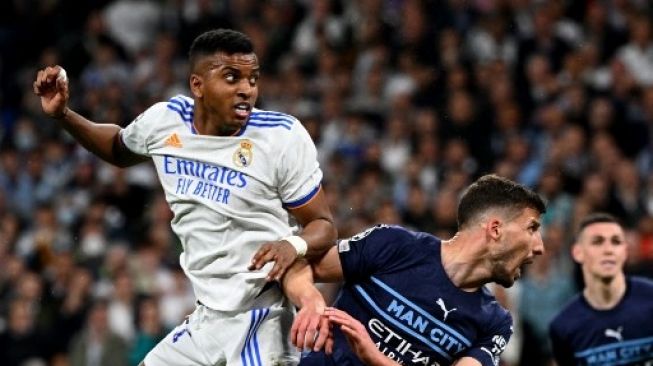 Momen Dua Gol Ajaib Rodrygo dalam Satu Menit yang Antar Real Madrid Kalahkan Man City