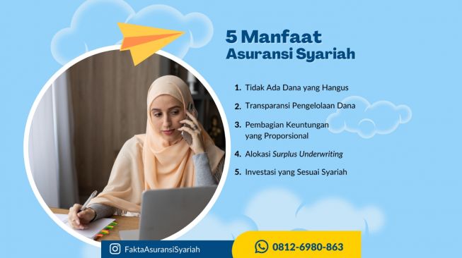 5 Manfaat Asuransi Syariah. (Istimewa)