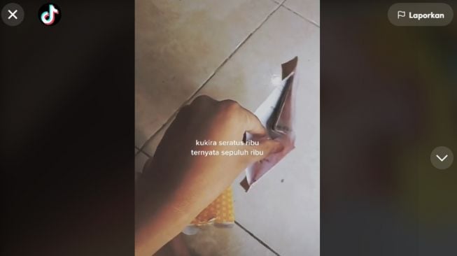 Tangkapan layar video. [Tiktok/@anakpa_lady]