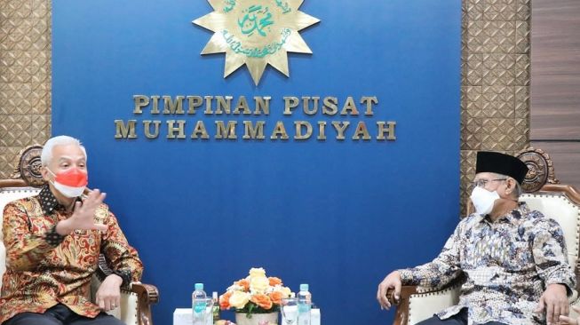 Diskusi Soal Kebangkitan UMKM dan Ketahanan Pangan, Ganjar Temui Ketum PP Muhammadiyah