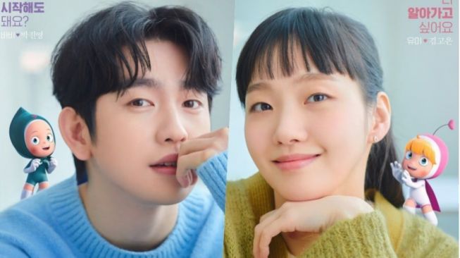 Kim Go Eun dan Jinyoung GOT7 Tampak Tersipu di Poster Drama 'Yumi's Cells 2'