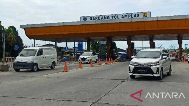 Arus Balik Lebaran di Tol Medan-Tebing Tinggi Terpantau Ramai Lancar