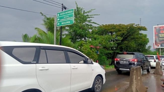 Hari Ini Puncak Arus Balik, Antrean Kendaraan Masuk Kota Makassar Makin Panjang