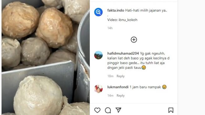 Beli Bakso Pentol, Warganet Ini Temukan Belatung Hidup