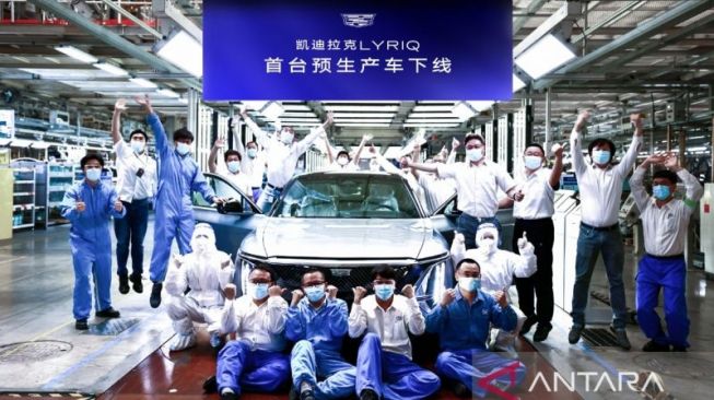 China Jadi Pasar Mobil Listrik Terbesar Dunia, Cadillac LYRIQ Digarap di SAIC-General Motors Shanghai