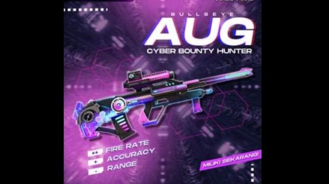 Senjata FF, AUG. [Facebook/Garena Free Fire]