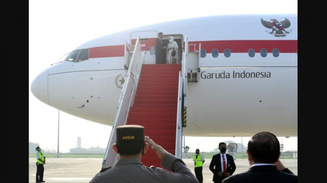 Alasan Jokowi Pilih Pesawat Garuda Untuk Berangkat Ke AS