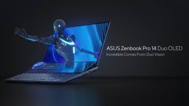 Zenbook Pro 14 Duo OLED. [YouTube/Asus]