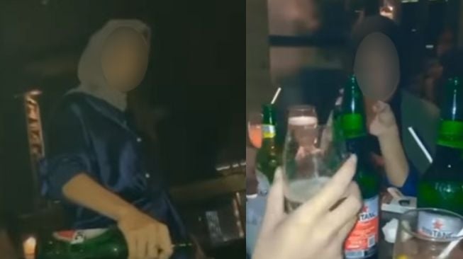 Ukhti-ukhti Lagi Hang Out Sambil Minum-minum Bikin Heboh, Warganet Beri Komentar Pedas