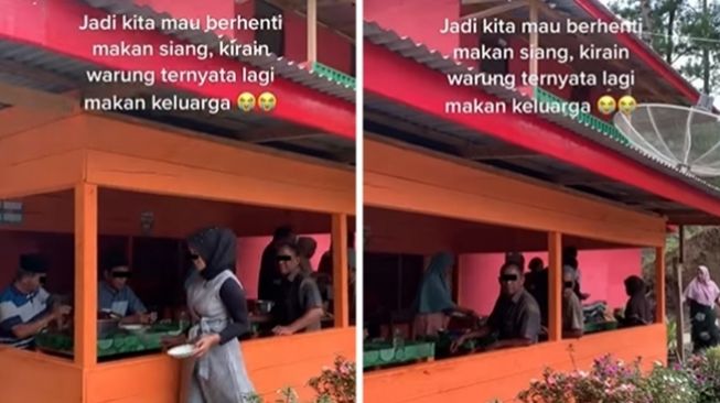 Kocak, Pemudik Niat Berhenti Cari Warung Makan, Malah Nyasar ke Acara Makan Keluarga Besar