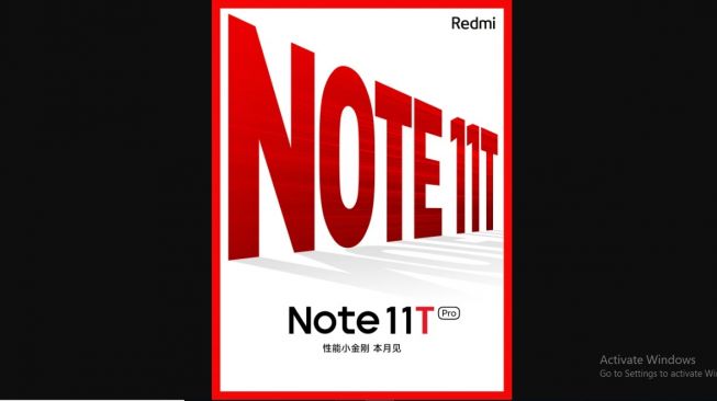 Redmi Note 11T. [Gizmochina]