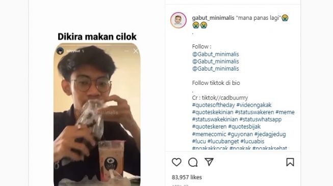 Makan Boba Terpisah dari Minumannya, Cara Pria Ini Bikin Warganet Emosi