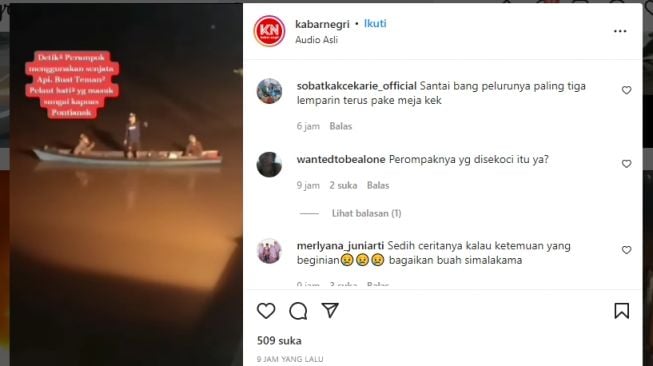 Geger! Perompak Bersenjata Api Berada di Perairan Pontianak