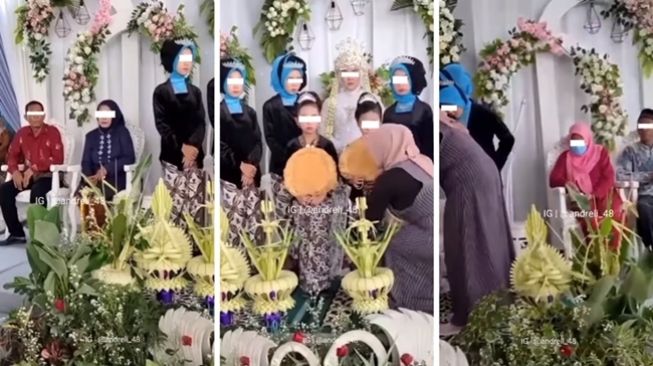 Nyesek! Viral Wanita Berdiri Sendiri di Pelaminan Diduga Gegara Pengantin Pria Kabur Saat Hari Resepsi Pernikahan