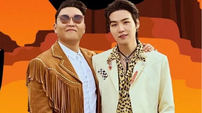 Selamat! Lagu 'That That' PSY dan Suga BTS Sukses Menangkan Trofi Show Champion