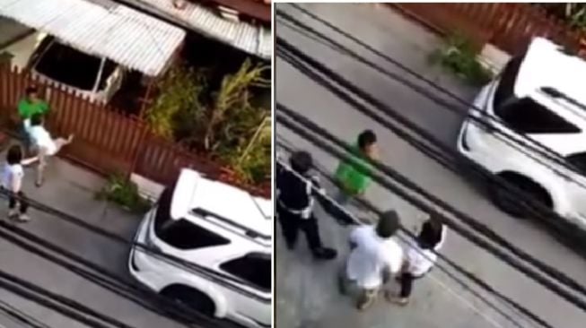 Viral Pria Ngamuk hingga Tendang Pagar Rumah Tetangga, Mobil Parkir Sembarangan Jadi Pemicunya
