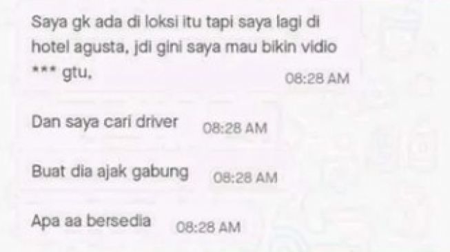 Viral! Driver Ojol Ini Malah Diajak Customer Bikin Video Threesome di Hotel