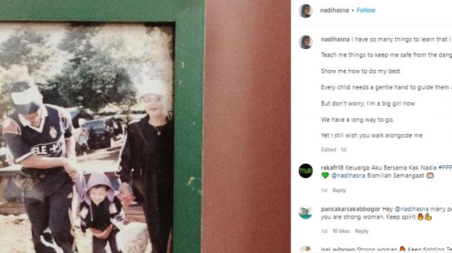 Curhatan putri eks Bupati Bogor Ade Yasin Nadia di akun instagram [Instagram]