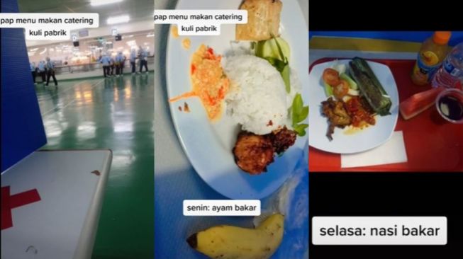 Begini Menu Makanan Katering Pekerja Pabrik yang Setiap Hari Ganti, Publik: Mewah