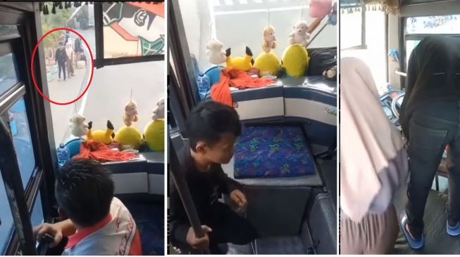 Viral Pemuda-pemudi Masuk Bus Hanya Beberapa Detik Bikin Publik Terenyuh, Ternyata Ini Sebabnya