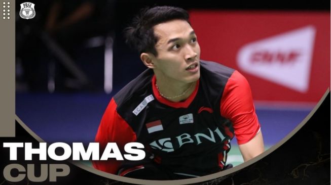 Hasil Piala Thomas 2022: Jonatan Christie Tumbang, Indonesia 2-1 Jepang