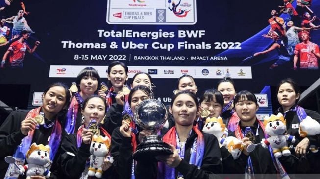 Bungkam China di Partai Final, Korea Selatan Juara Piala Uber 2022