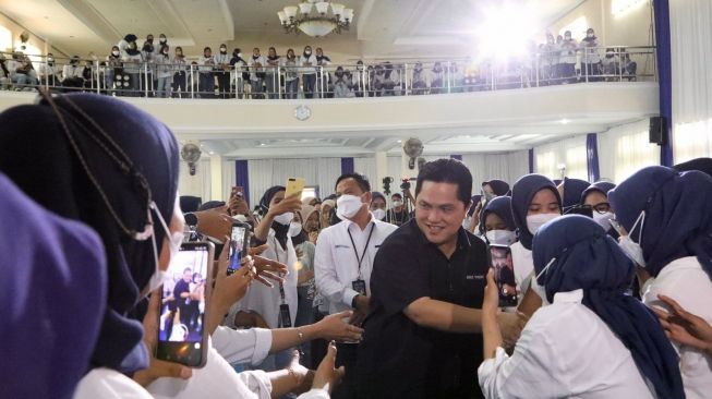 PNM Gelar Halal Bihalal Bertajuk Ketupat Lebaran di Majalengka Bersama Erick Thohir