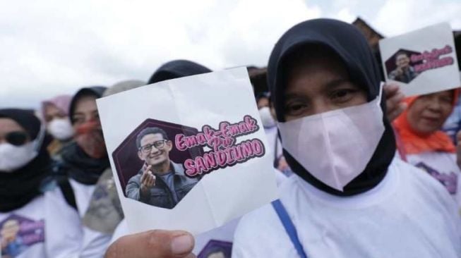 Emak-emak Pelaku UMKM Temanggung Dukung Sandiaga Maju Pilpres 2024: Pak Sandi Itu Pemimpin yang Tegas