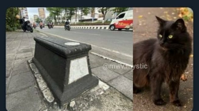 Nisan Mini di Tepi Jalan Sukoharjo-Solo Diungkap Warganet, Ternyata Kuburan Kucing Raja Pakubuwono X