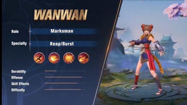 Hero Mobile Legends, Wanwan. [YouTube/MLBB]