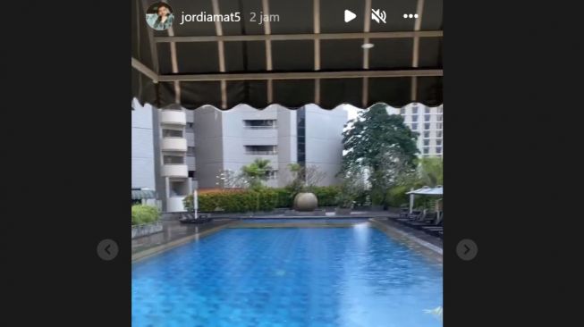 Tangkapan layar akun Instagram Jordi Amat
