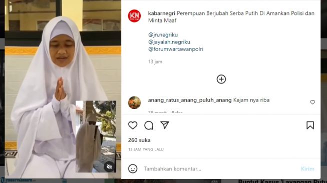 Tangkapan layar video. [Instagram/@kabarnegri]