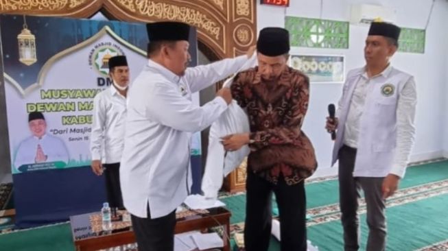 Abdu Umar Terpilih Sebagai Ketua Dewan Masjid Indonesia Kabupaten Poso