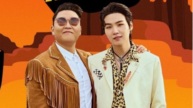 Tak Promosi, Lagu That That PSY Ft. Suga BTS Raih Trofi Ke-2 di Inkigayo