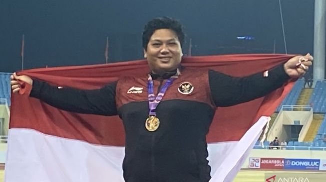 SEA Games 2021: Emas Pertama Atletik Datang dari Atlet Tolak Peluru Eki Febri