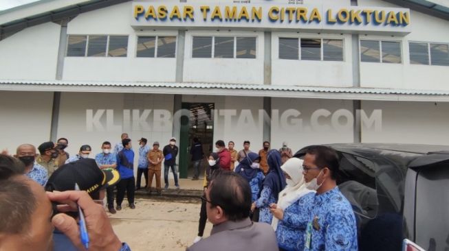 Dear Pemkot, Pintu Masuk Pasar Baru Taman Citra di Lok Tuan Dikritik Dewan Bontang: Tidak Ideal
