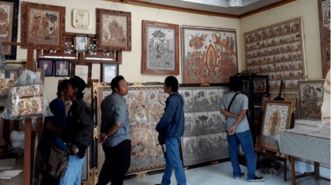 Lukisan Wayang Kamasan Produk Kreatif Desa Kamasan Klungkung Bali 0008