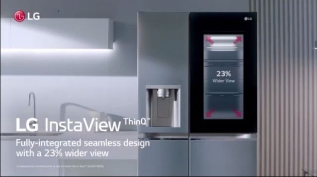 Lemari Es LG InstaView Door-in-Door Dilengkapi Aneka Fitur Kesehatan dan Hemat Listrik