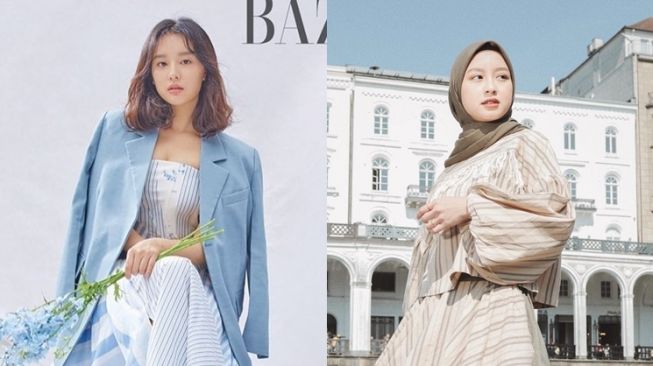 Adu Gaya Kim Ji Won Vs Gita Savitri Devi, Seperti Anak Kembar?