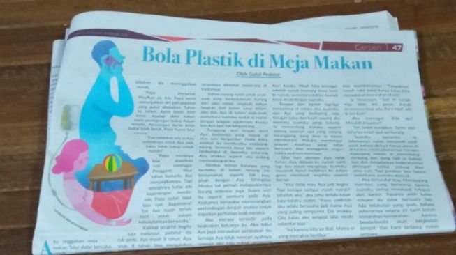 Bola Plastik di  Meja Makan: Setiap Masalah Harus Diselesaikan Secara Baik-Baik