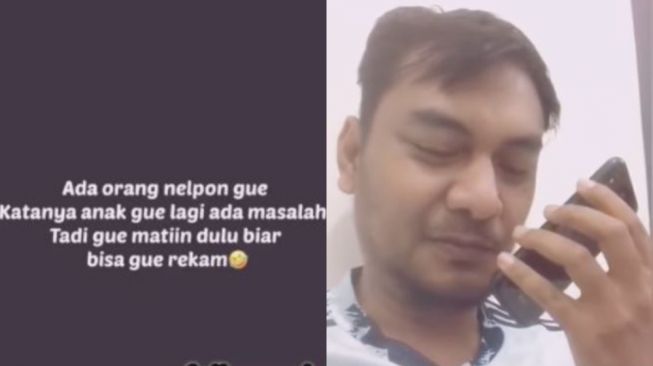 Ditelepon Orang Tak Dikenal Kabari Anak Tertangkap, Reaksi Pria Ini Kocak