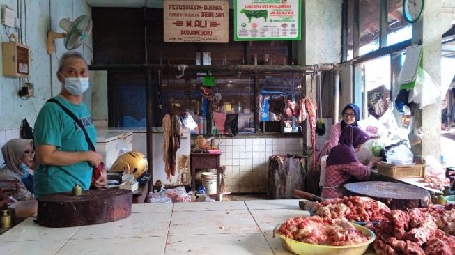 Ramai Wabah PMK, Penjualan Daging Sapi di Pasar Tradisional Tetap Stabil