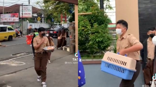 "No Backpack Day", Barang-barang yang Dibawa Murid ke Sekolah Kocak Abis